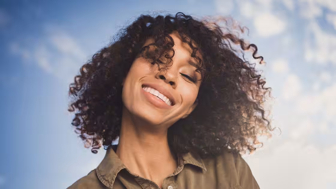 Woman Sky Background